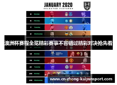 澳洲杯赛程全览精彩赛事不容错过精彩对决抢先看 澳洲杯赛程全览精彩赛事不容错过精彩对决抢先看