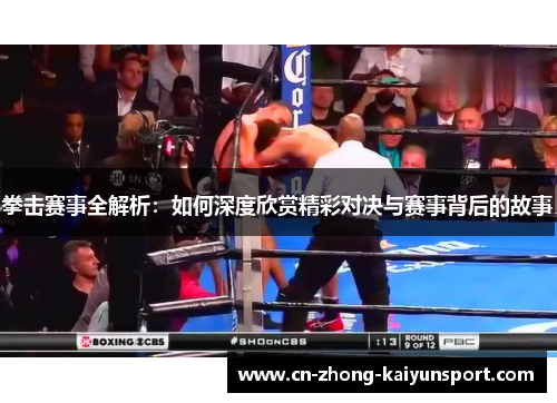 拳击赛事全解析：如何深度欣赏精彩对决与赛事背后的故事